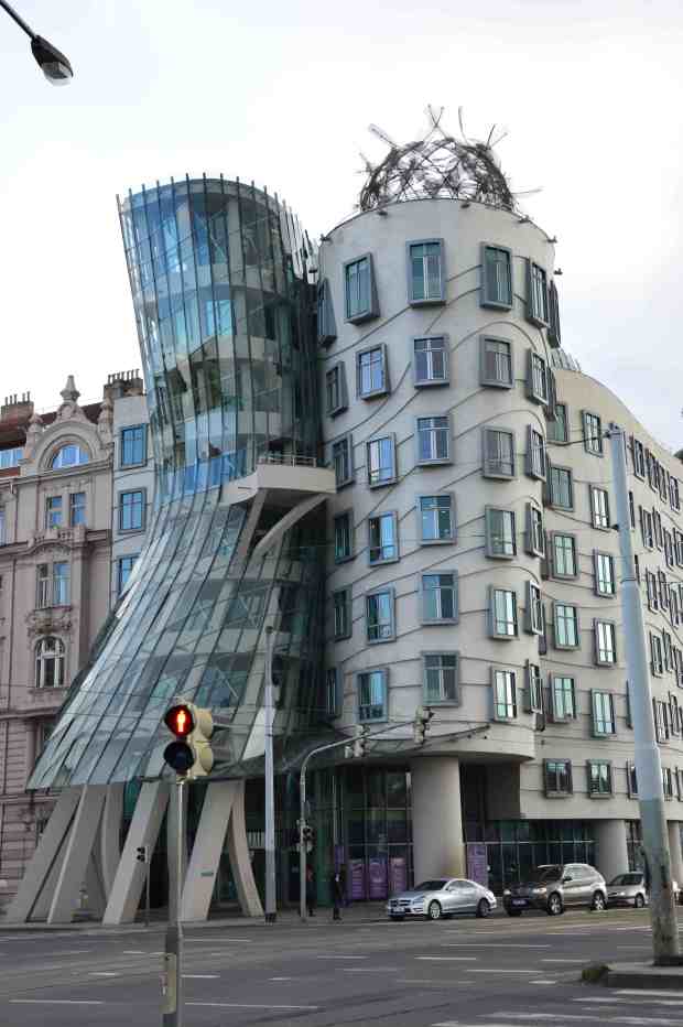 The dancing house -- Fred Astaire and Ginger Rogers. 