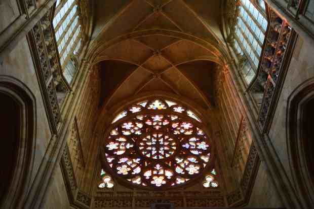 Rose Window, St. Vitus Cathedral. 
