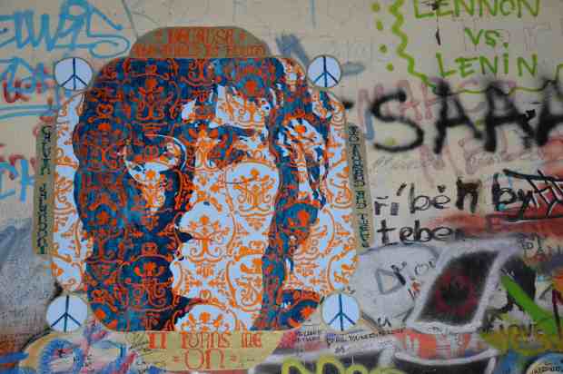 John Lennon wall.